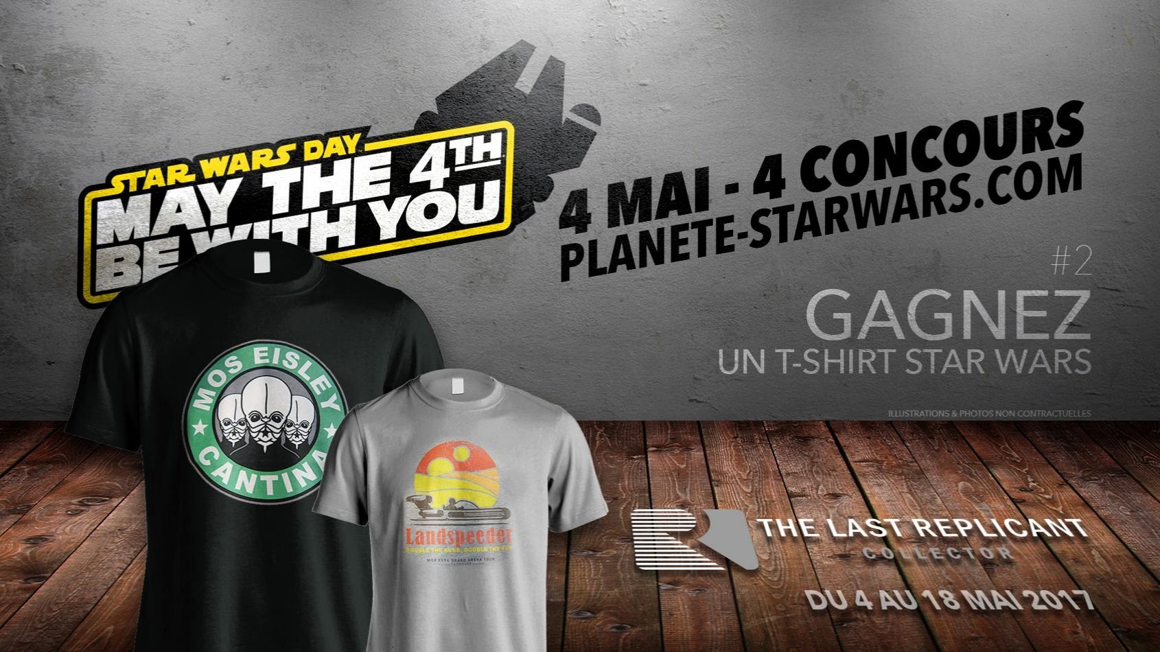 4 Mai 4 Concours #2 - Gagnez des t-shirt Star Wars !